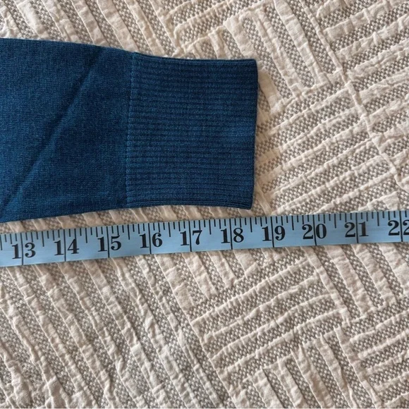 Tory Burch Merino Wool Cardigan – Winter Teal 💙✨ - Picture 11 of 12